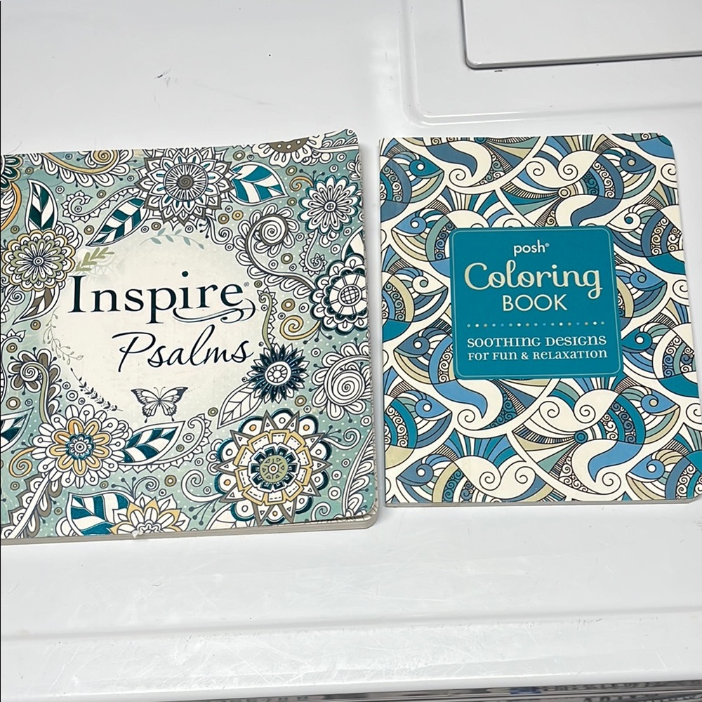 Inspire Psalms and Posh Coloring Book Set